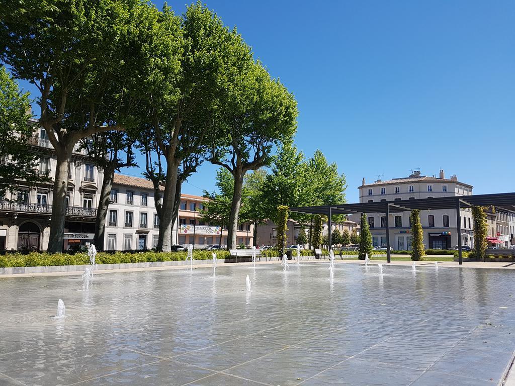 Penthouse Apartment Overlooking Place Carnot Carcassonne Eksteriør bilde